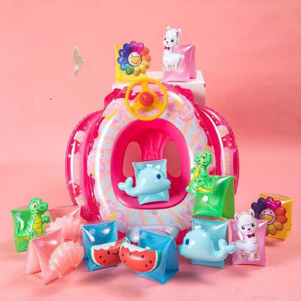 1Pair Children Arm Swimming Ring Inflatable Pool Float Safety Training Tool For Swimming
