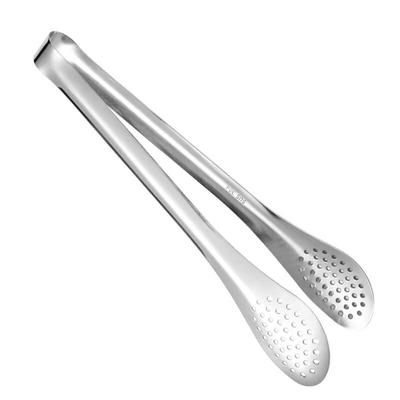 Zhishi 9-Inch 201 Stainless Steel Food Tongs