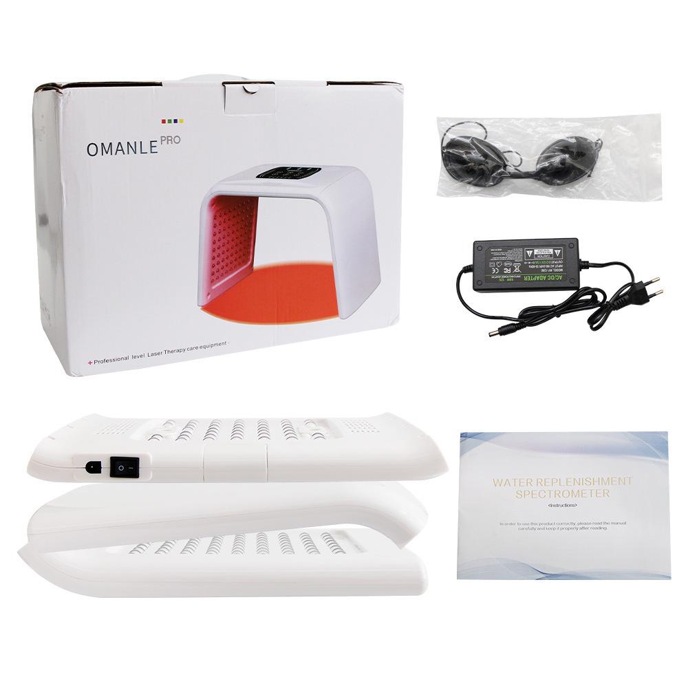 Seven-Color Folding LED Spectrometer for Photodynamic Skin Rejuvenation