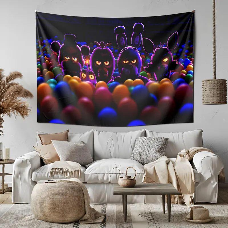Five Nights at Freddy s Tapestry is creepy 75x100 чёрный