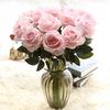 Artificial Rose Flower, Long Stem Fake Silk Roses for DIY Bridal Bouquet, Wedding Party Centerpiece, Home Table Decor
