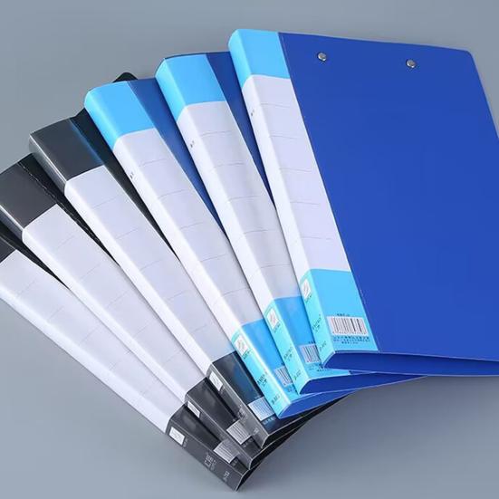 2 A4 Sheets Punchless Clamp Binder Pcs Pages Letter Size Documents