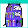 Durable Sprunki 15in Oxford Backpack Large Capacity School Educational Students