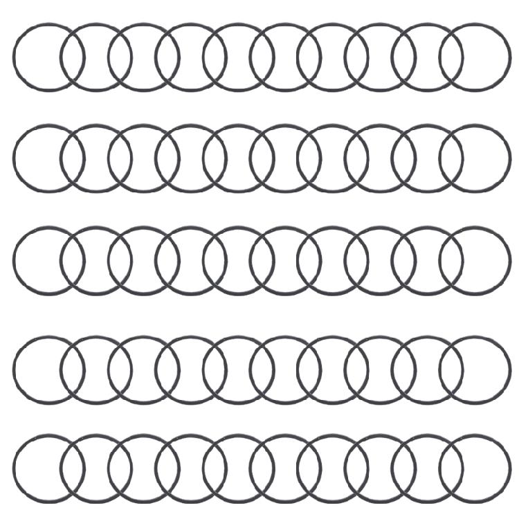 

Cassette Tape Machine Belt Wide Rubber Belts 25mm Diameter for Tape Recorder Drive 50PCS 1