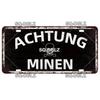 Vintage Berlin City War Metal Tin Sign | Retro Store & Bar Wall Decor Poster | Home Art Plaque