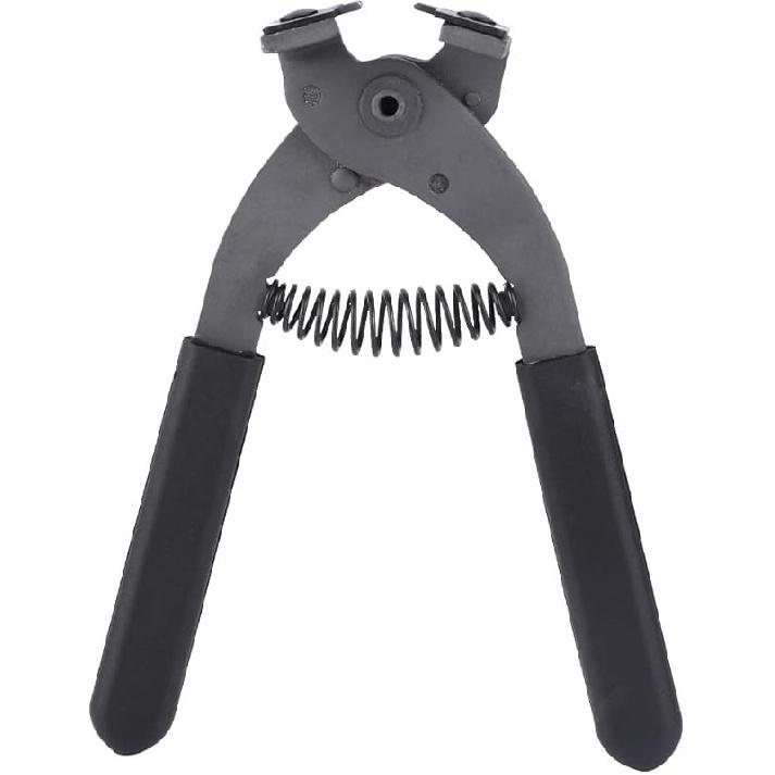 Leather Silent Pliers, 17cm / 6.7in Carbon Steel Silent Pliers for Leather Craft, Hole Punch Tool for Belts, Purses & Watch Bands - Home DIY Craft