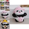 Adorable Cute Plush Panda Keychain Doll Soft Stuffed Animal Backpack Pendant