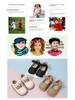 Princess Style Girls' Leather Shoes for 1-3 Year Olds, Breathable and Fashionable Children's Footwear