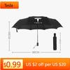 Car Sticker Tesla Car Interior Accessories Car Folding Umbrella Portable Automatic Sunshade For Tesla model 3 model X Y style Ro