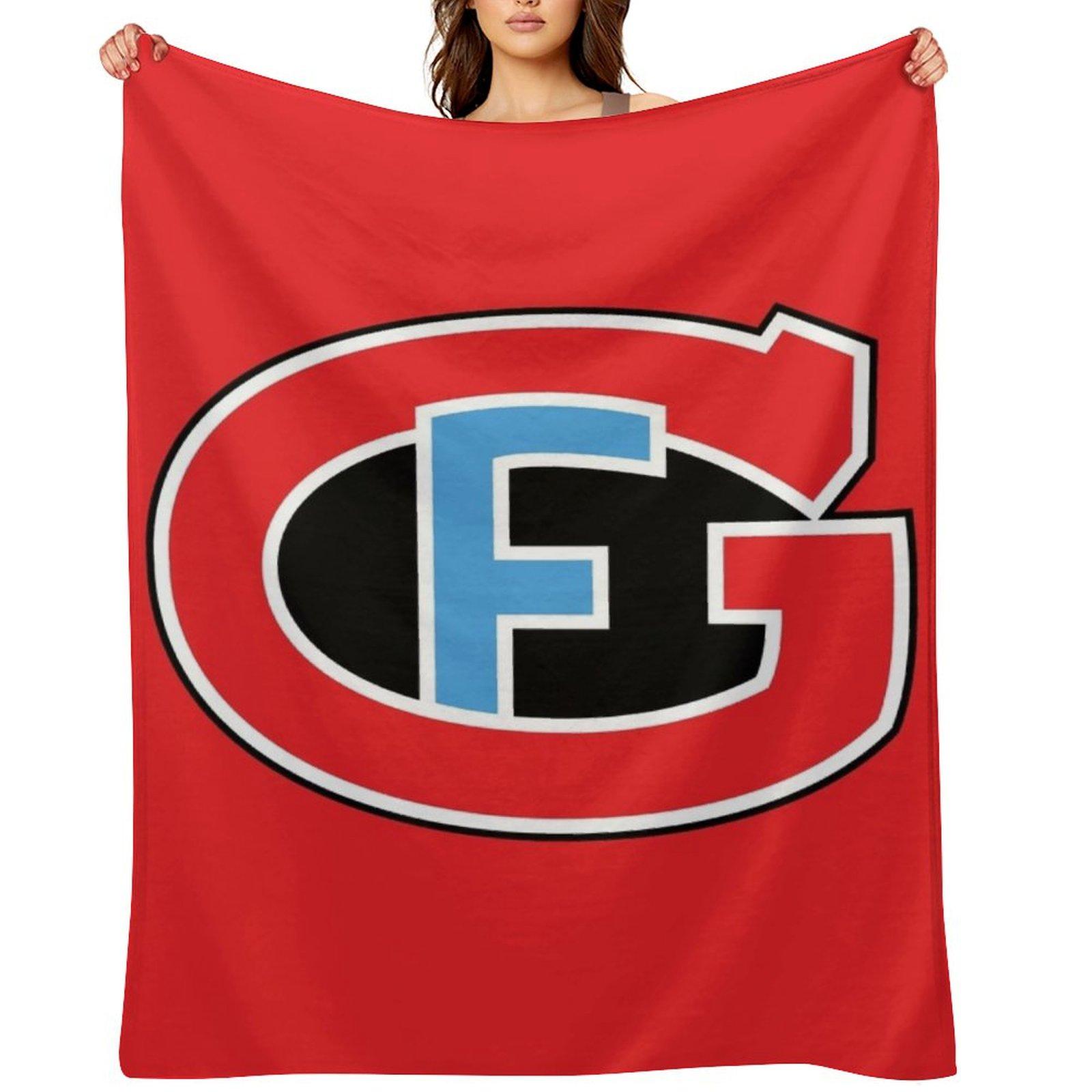 HC Fribourg-Gottéron Throw Blanket Furry Baby Thermal Soft Plaid Blankets 30x40in