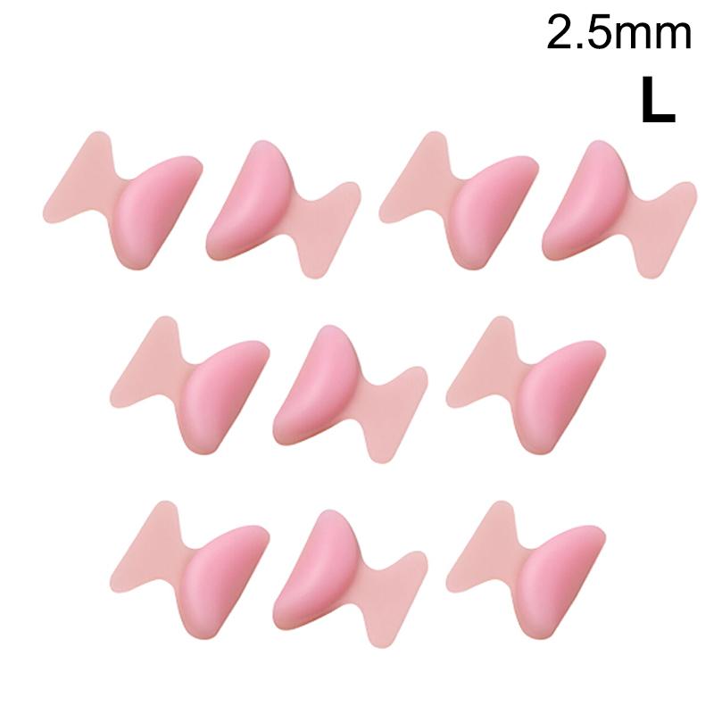 5Pairs Eyeglasses Anti Slip Nose Pads Soft Silicone Self Adhesive Glasses Nose Holder Long Lasting Spectacles Nose Support
