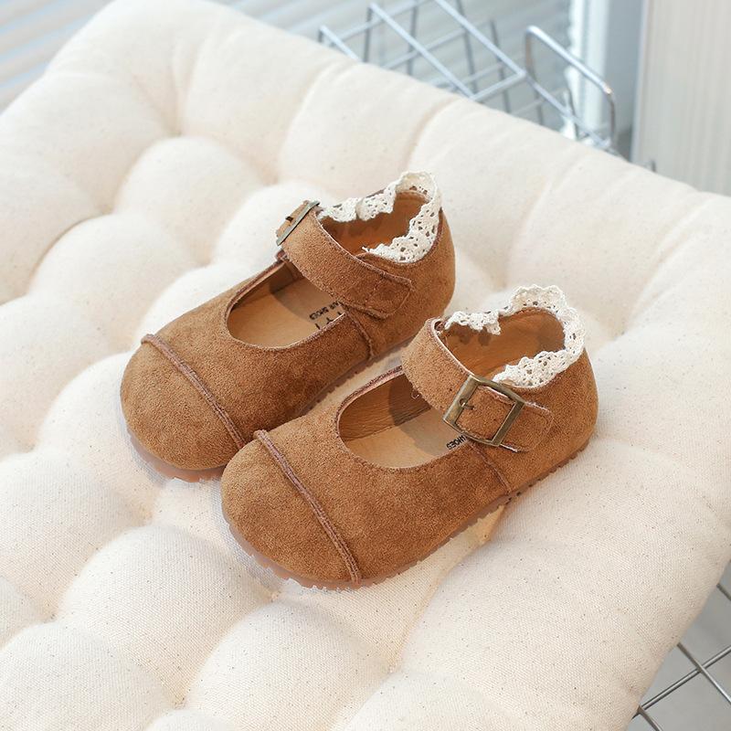 

2025 spring new women s children s casual retro single shoes fashionable little princess soft-soled leather shoes children s shoes 21