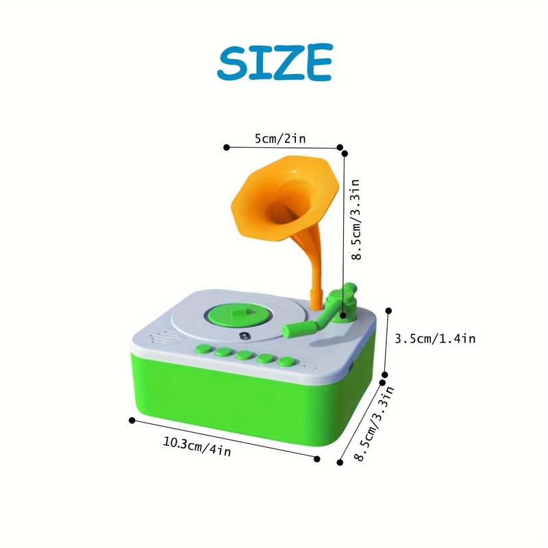 DIY Recordings Kids Record Player 24 PVC Cards Tell Stories Sing Children's Songs Music Boxes Toddler Musical Toys Cute Designs