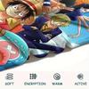 1pz Una Pezzo Monkey D Luffy Coperta in Flanella Fantasia Adatta a Tutte le Stagioni per Arredamento Casa Calore e Comfort Regali Regalo Festivo