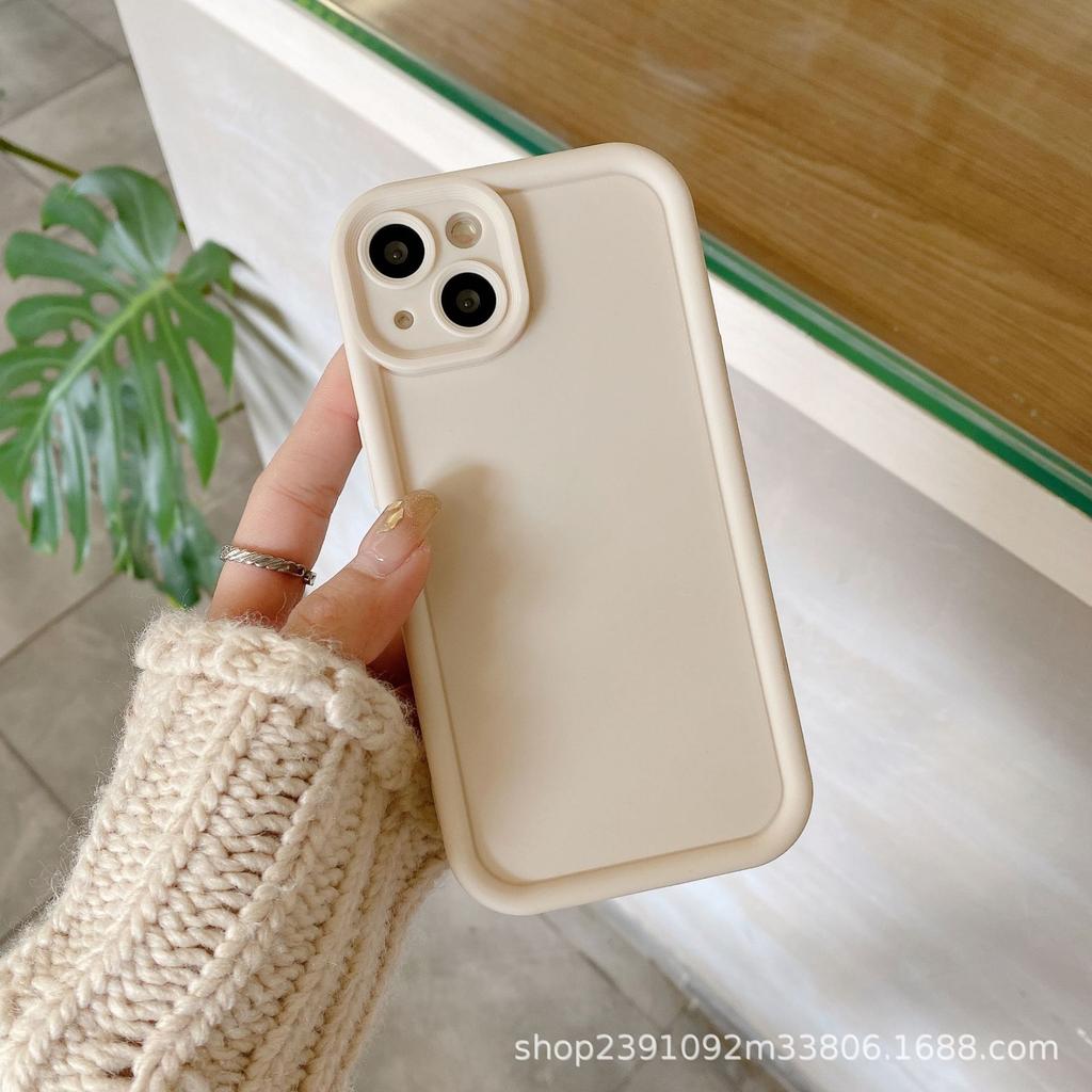 For IPhone 17 Solid Color Sky Eye Ladder Phone Case IP16 for Apple 15 Diamond Sand Phone Case