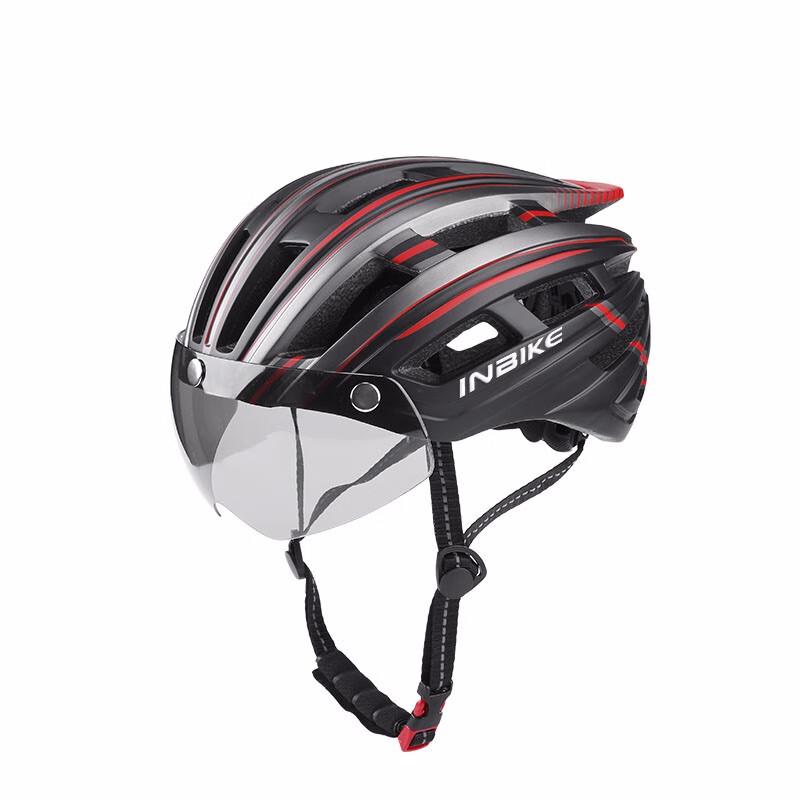 INBIKE Integrated Cycling Helmet with Goggles