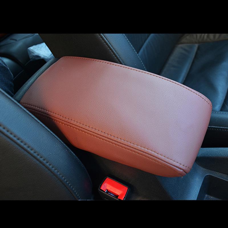 Volkswagen Bora Legend Armrest Box Cover (19-22) Leather Pad Flat Head Style