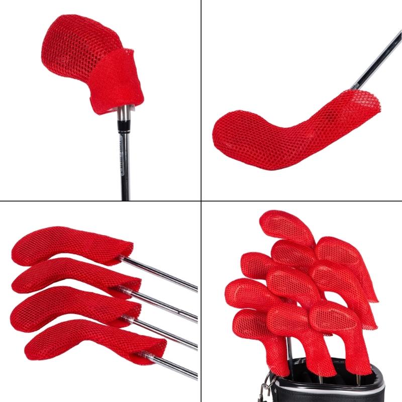 10pack Elastic Golf Club Head Covers Protective Sleeves with Dustproof for Drivers Soft Inner Lining