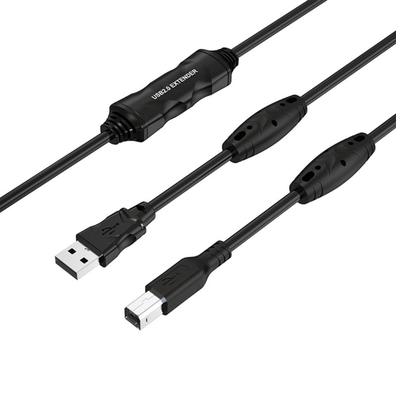 

Активные USB-повторители Кабель 10 м 15 м Со встроенными усилителями для больших расстояний Совместимость со сканерами принтеров Стабильность 10 M
