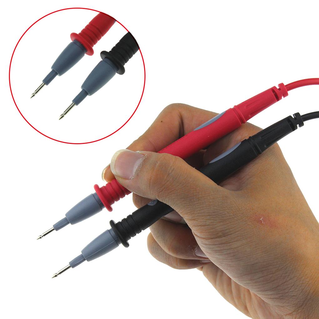 Pt1003 Multimeter-Messleitungen, Universalkabel, 20 A, weicher Silikondraht, Nadelspitze, Tester, Sondendraht, Stiftkabel