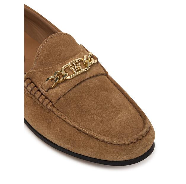 Tommy Hilfiger Th Chain Suede Loafer