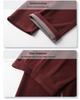 Ancola Red Women's High-Waisted Wool Wide-Leg Pants - 2024 Autumn/Winter Collection