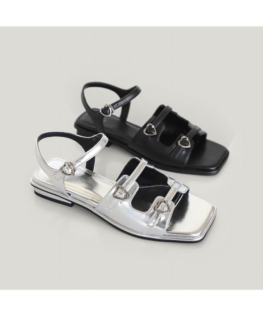 Elcanto Intense Women'S Mini Buckle Flat Sandals 1.5Cm Lcww04I626
