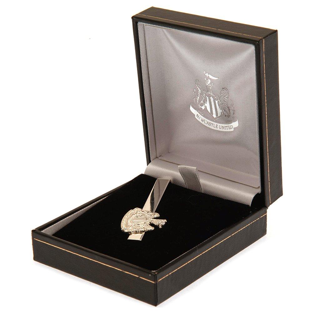 Newcastle United FC Silver Painted Tie Clip