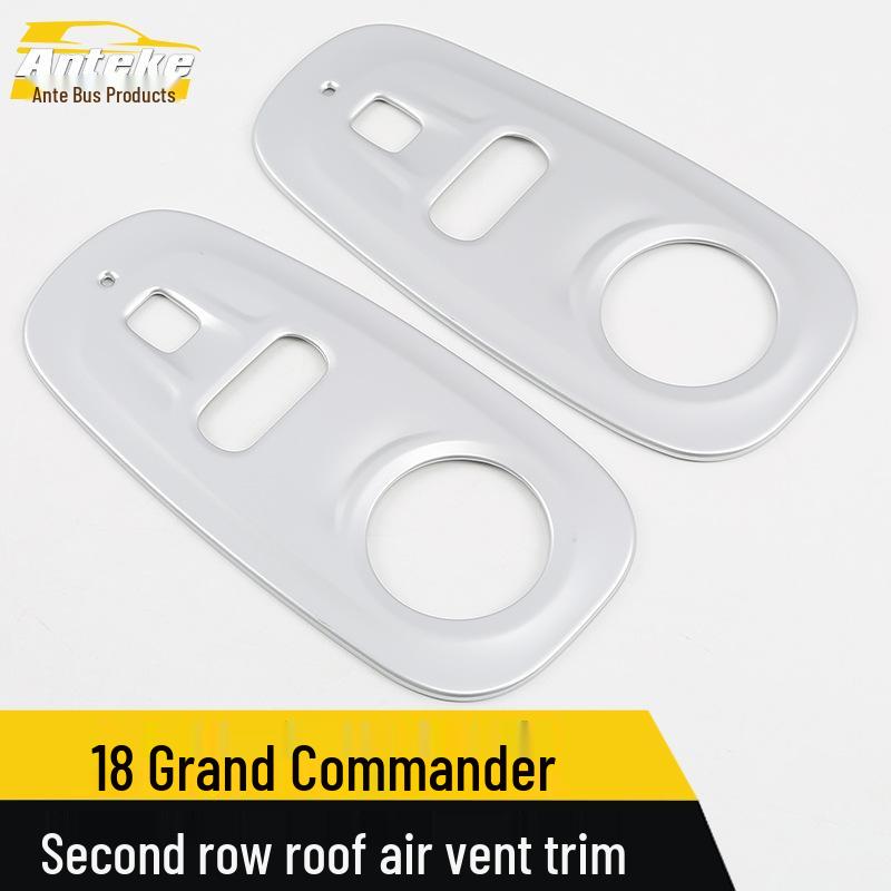 Carbon Fiber Trim for 2018 Jeep Grand Commander Rear Roof Air Outlet