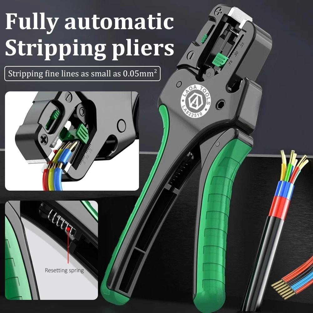 SK5 High Carbon Steel Fully Automatic Wire Stripping Plier Automatic Wire Stripper  Electrician