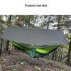 Outdoor Quick-Open Hammock with Mosquito Net and Rainproof Sunshade Tarp