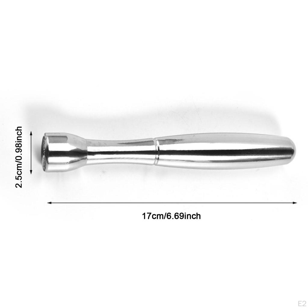 Cocktail Muddler Popsicle Hand Tool Sturdy Stainless Steel Lemon Rod Drink for