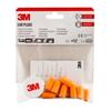 3M bouchons anti-bruit jetables 1100C, dans un sachet,orange 0,000000 Noir
