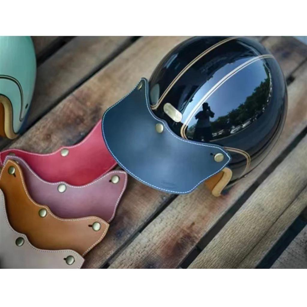 Retro 3 Pin Helmet Visors for Scooter Motorcycle Sports Jet Helmets Helmets Brim Flip Up Windshield Rain Sun Protections