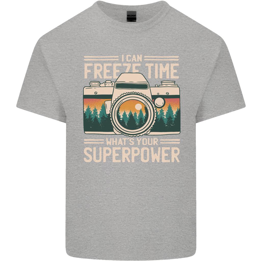 Freeze Time Photographer Photography Unisexs Light Cotton TShirt