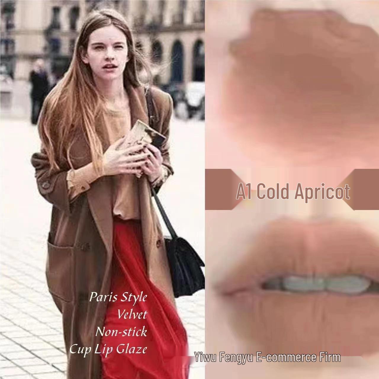 

Midola Parisian Velvet Non-Stick Matte Waterproof Moisturizing Lip Glaze Lipstick