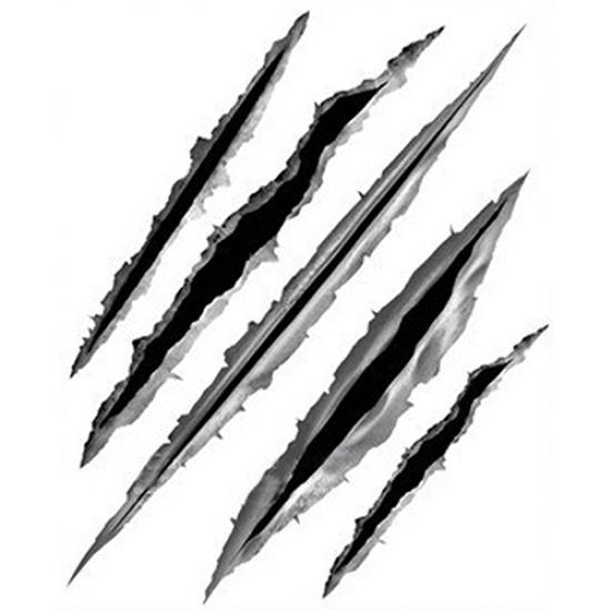 Waterproof Car Styling Shothole Scratch 3D Fake Car Funny Helmet Sticker Decals