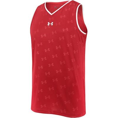 Casual Sports Training Knitted Basketball Loose Running Fashion Sleeveless Vest Men Tops Red 21500102-600