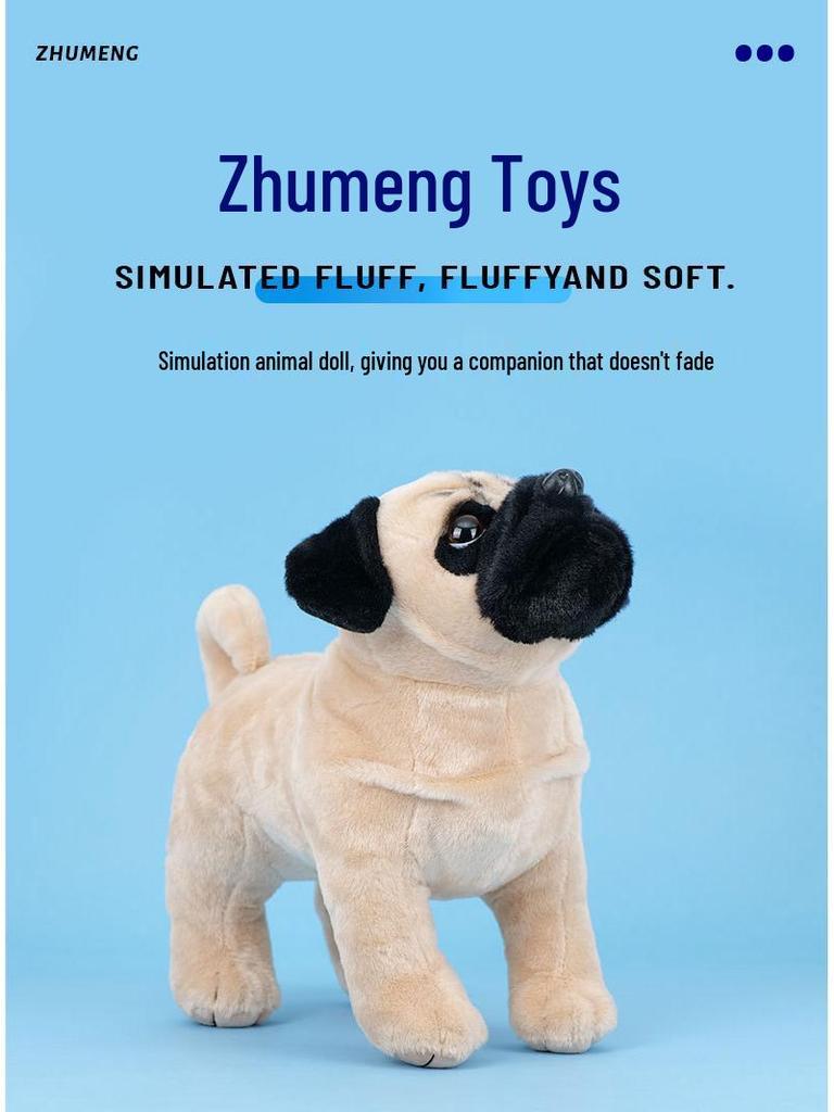 Adorable Pug Plush Toy Doll – Perfect Children's Birthday Gift