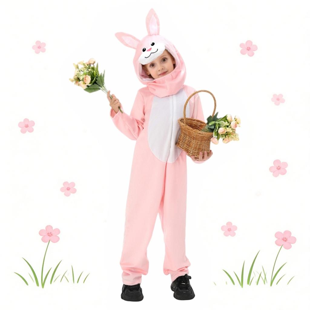 Easter Children's Performance Costume Bunny Outfit, Holiday Party Stage Performance Costume