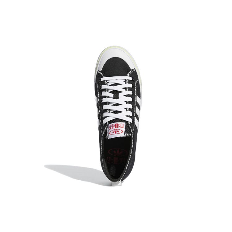 Adidas Nizza Core Black Unisex Sneakers Cloud-White Vivid-Red GX6094
