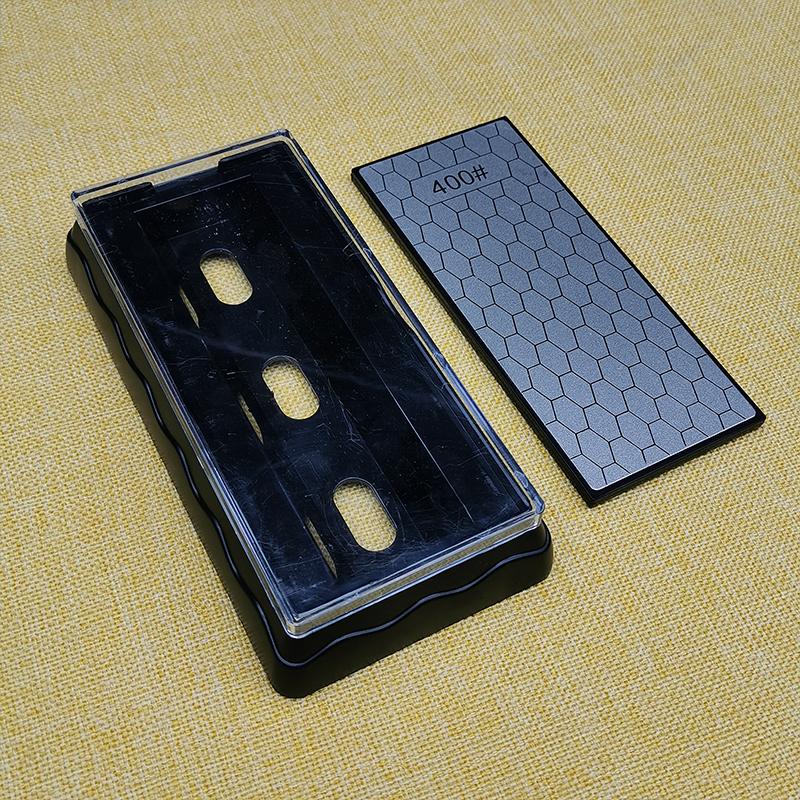 Double-Side Base Diamond Sharpening Stone Whetstone Knife Kitchen Grit Chef Knife Grinding 400/600/1000/1200 Grit Sharpener