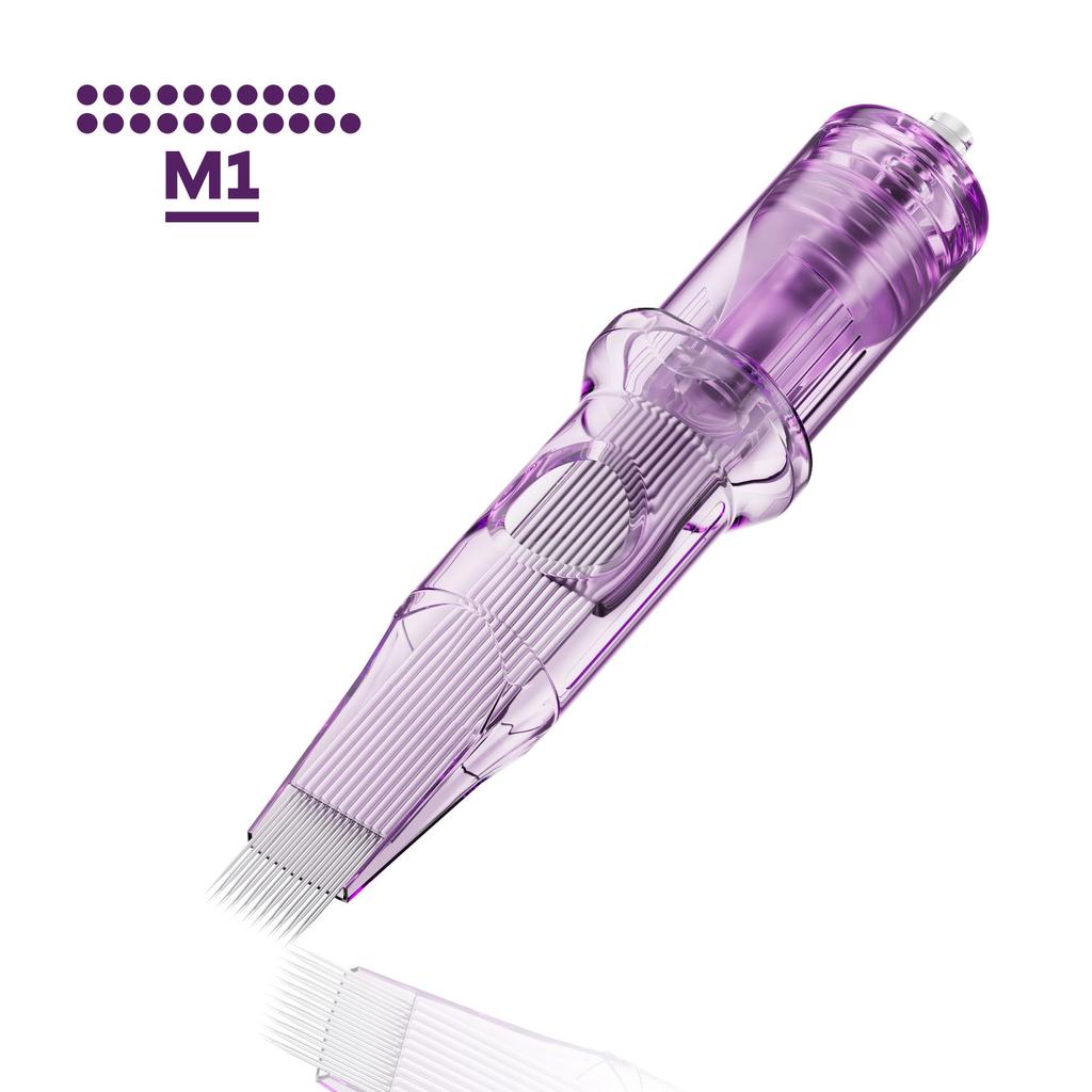 Exklusives lilafarbenes Microblading- & Tätowierwerkzeug für Augenbrauenschattierungen