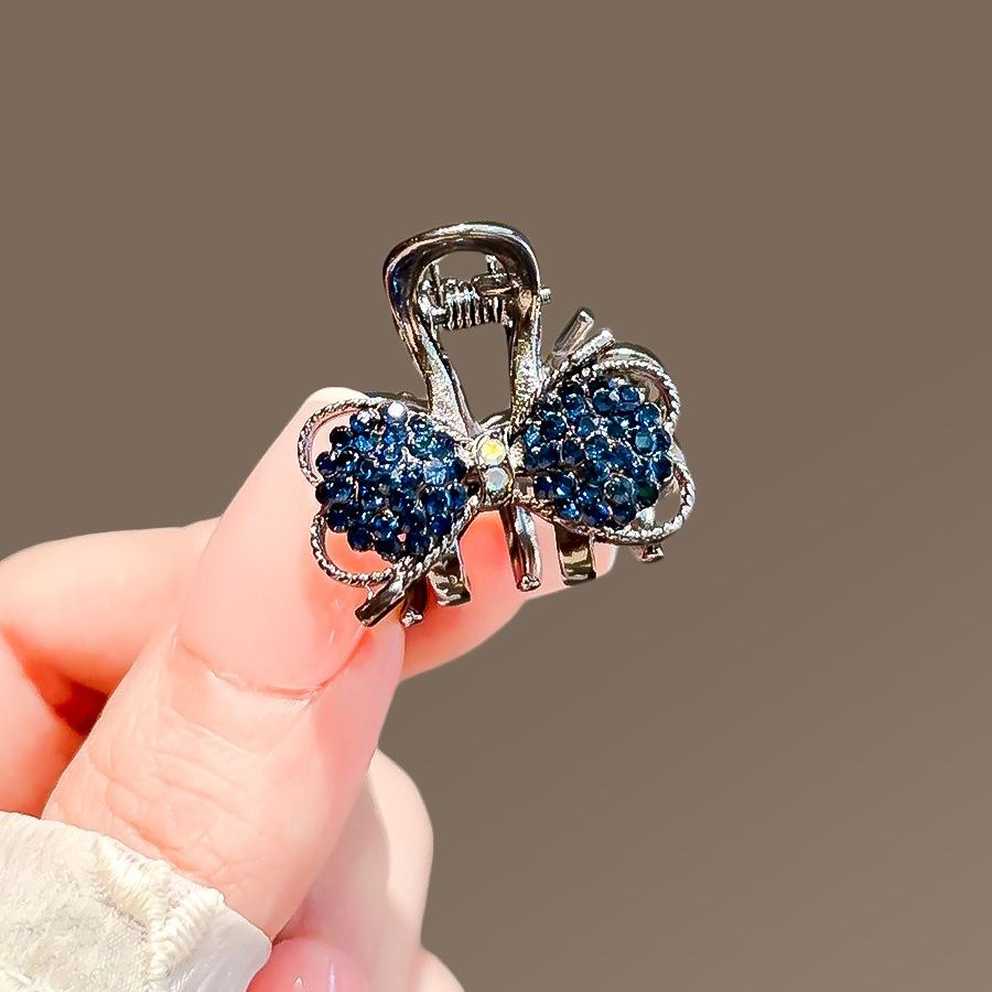 Pearl Rhinaute Small Hair Clip Female Net Celebrity Delicate High Ponytail Clip Korean Advanced Side Broken Hair Clip Headwear