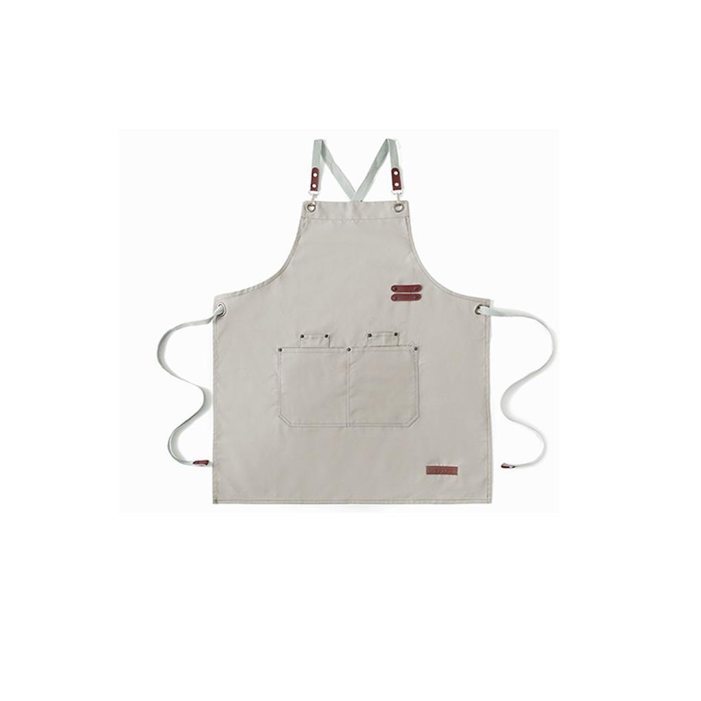 Canvas Aprons for Men Multicolor Mens Apron Apron with Front Pockets Excellent Covering Protection For Grill Restaurant Butcher