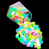 500Pcs Glow Fish Tank Luminous Stones Colorful Flowerpot Decorative Stone Garden Pebble  Night