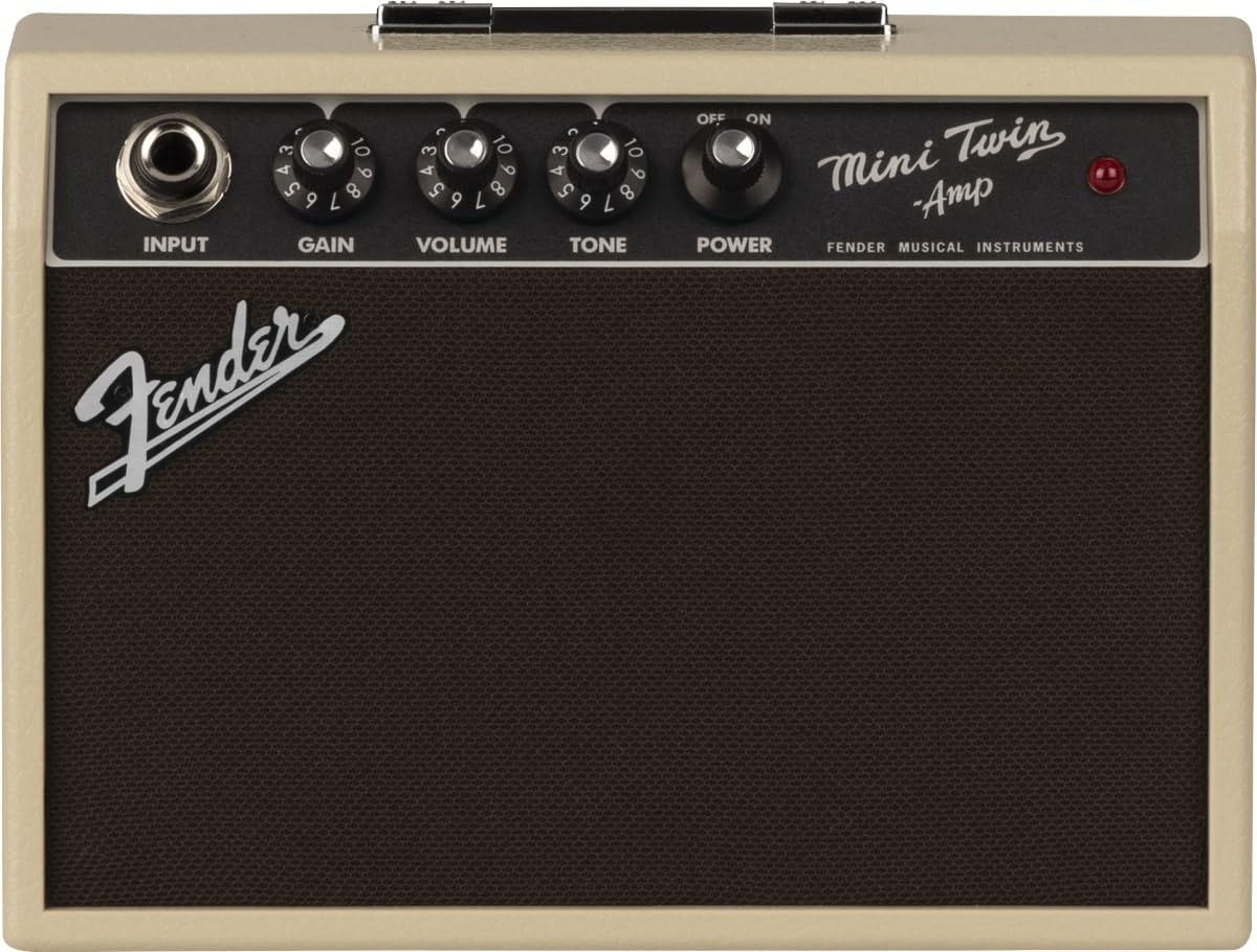 

Fender Mini 65 Twin Amp, Блонд Черный