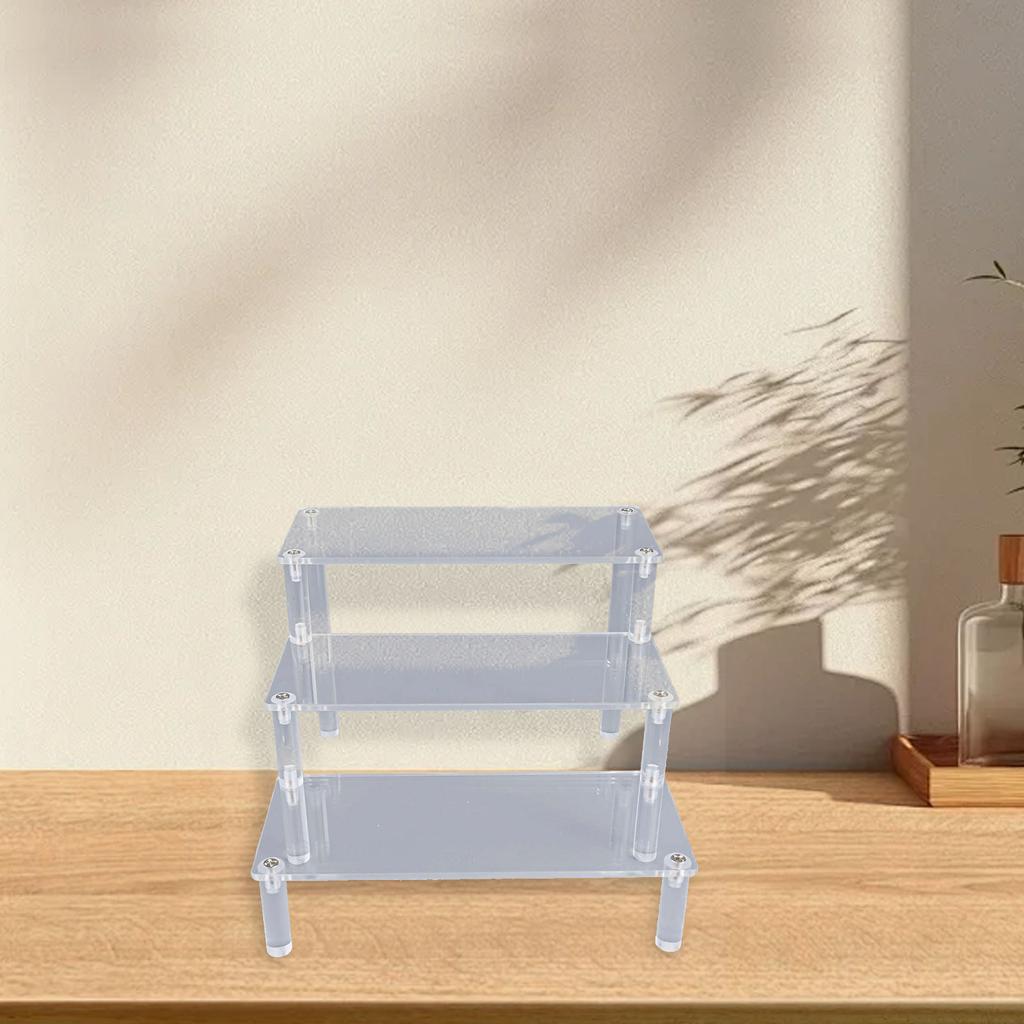 Convenient Cleaning Retail Store Acrylic Display Stand Figurine Display Stand Detachable Design Easy Installation