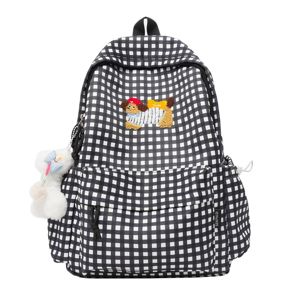 Schoolbag Backpack Female Japanese Ins Campus Simple Versatile Middle School Student Class School Bag Cute Large Capacity Backpack