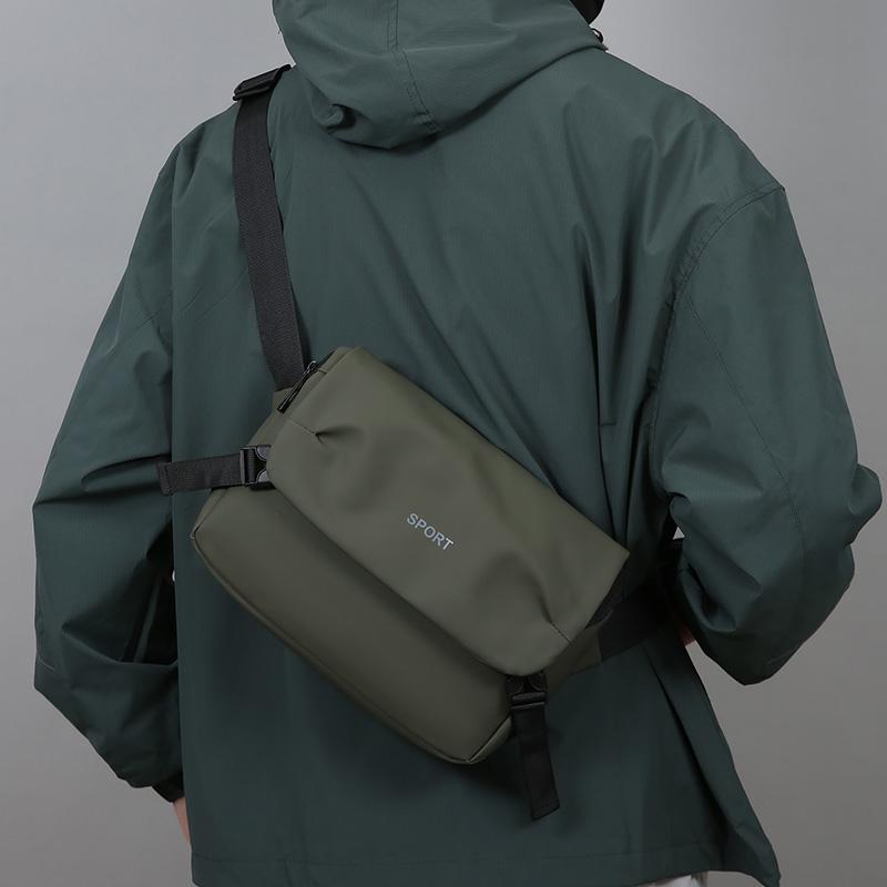Wasserdichte Crossbody-Tasche für Herren, große Kapazität, Schulter-Umhängetasche für Handy, Tablet, Geldbörse, Regenschirm, Organizer, Reise, Arbeit, Sport